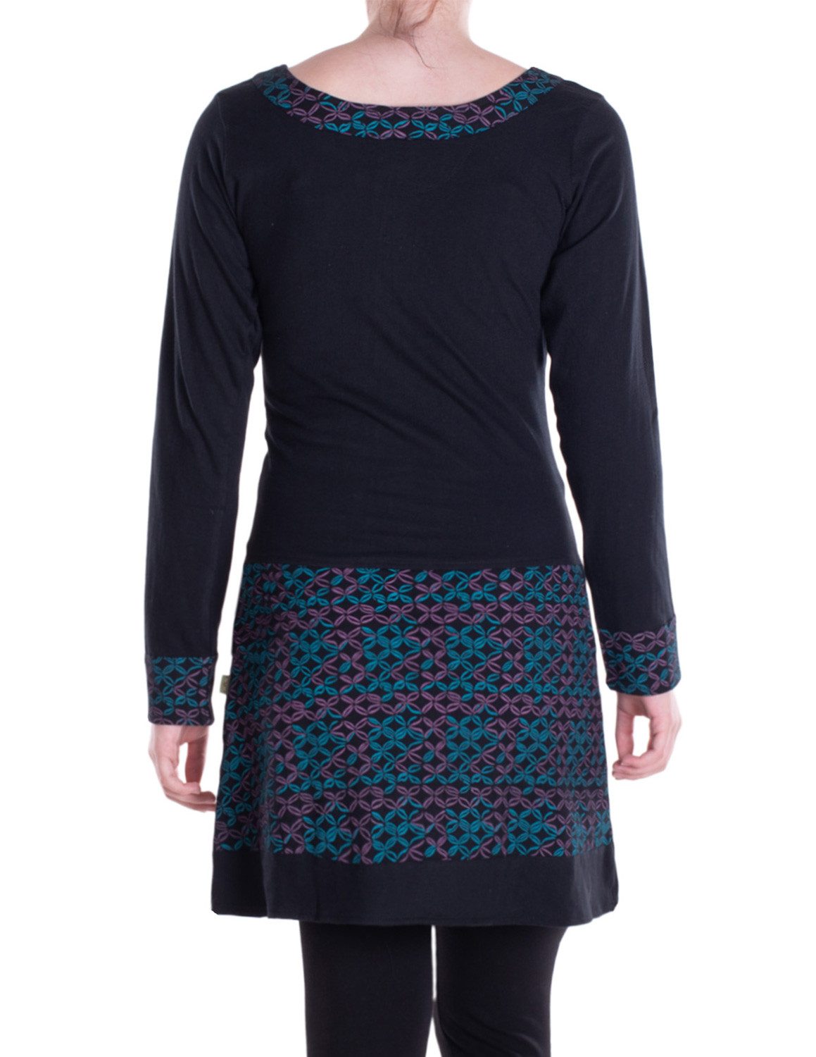 Vishes Langarmshirt Langarmshirt-Kleid Leicht Kurze Damen Kleider Langarm T günstig online kaufen