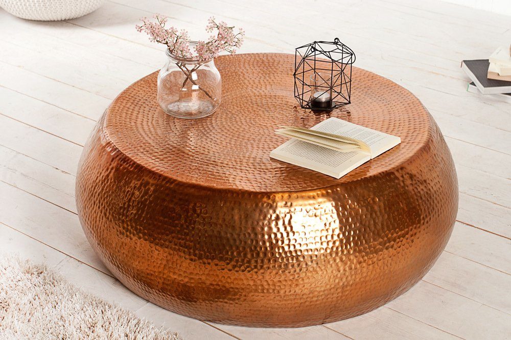 riess-ambiente Couchtisch ORIENT Ø80cm kupfer (Einzelartikel, 1-St), Wohnzi günstig online kaufen
