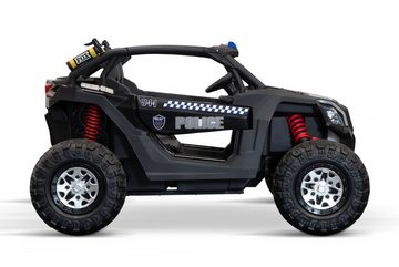 Kidix Elektro-Kinderauto Elektro Kinderauto Police UTV 2-Sitzer 2x 45W 12V/7Ah Offroad Buggy