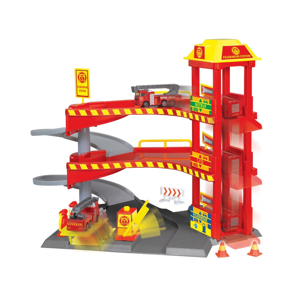 Dickie Toys Spielzeug-Traktor Parkgarage - Rescue Station mit 3 Ebenen - 1 günstig online kaufen