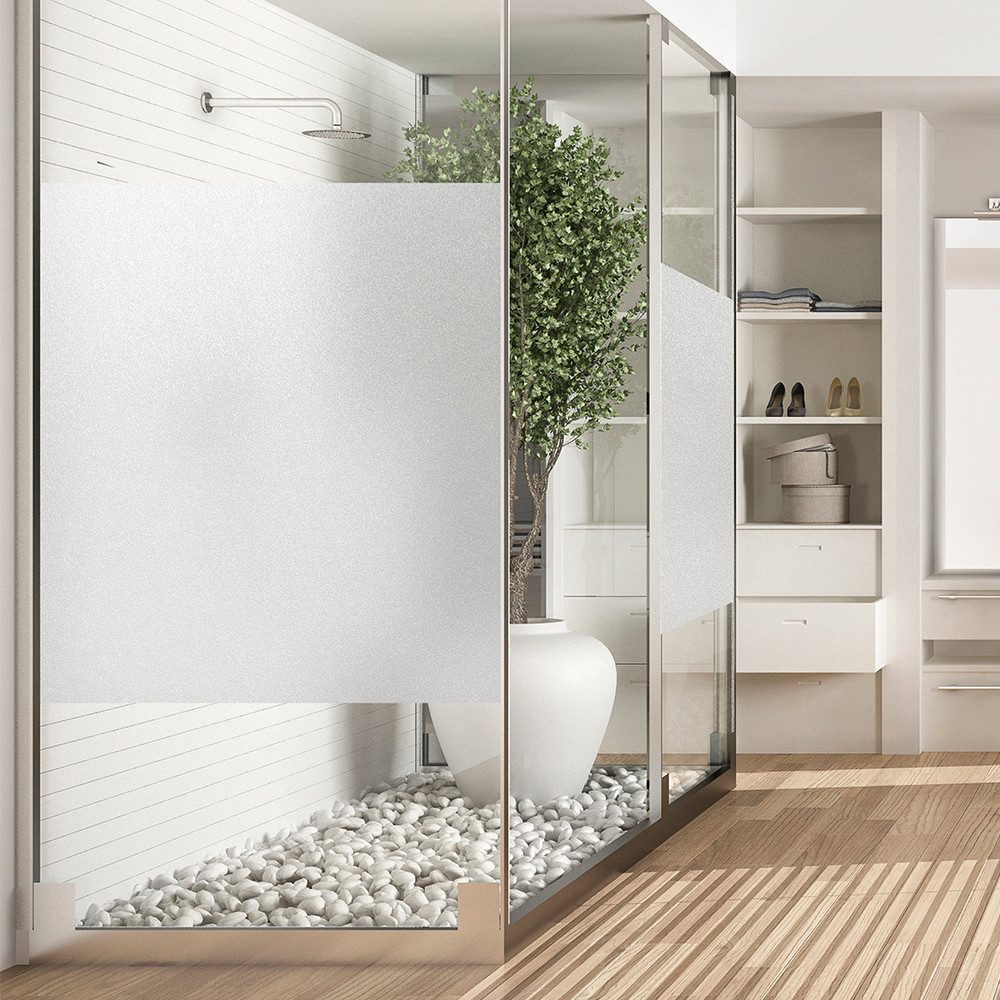 LOVONLIVE Fensterfolie Milchglasfolie Sichtschutzfolie Fenster Selbstkleben günstig online kaufen