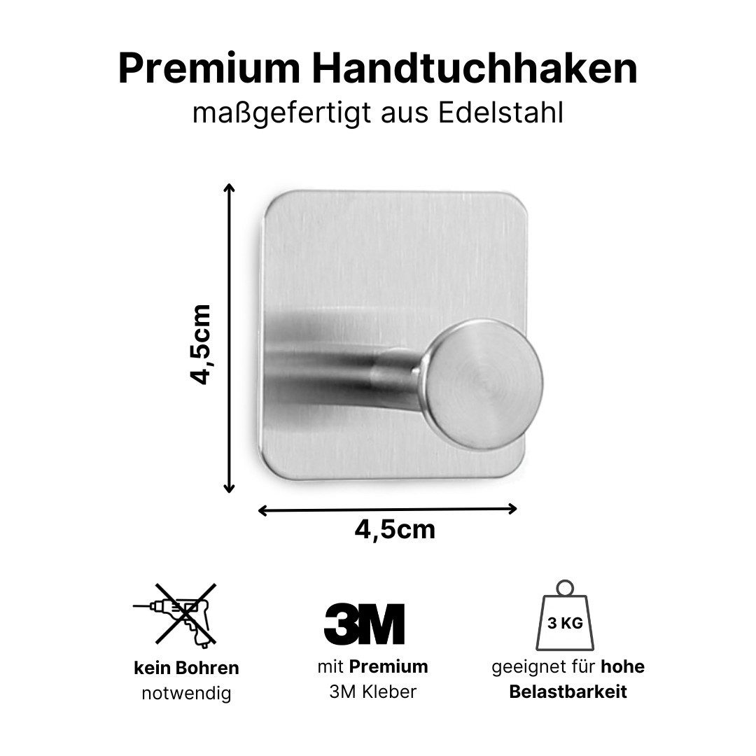 LIVINA HOME Handtuchhaken Haken selbstklebend Bad und Küche, Handtuchhalter günstig online kaufen