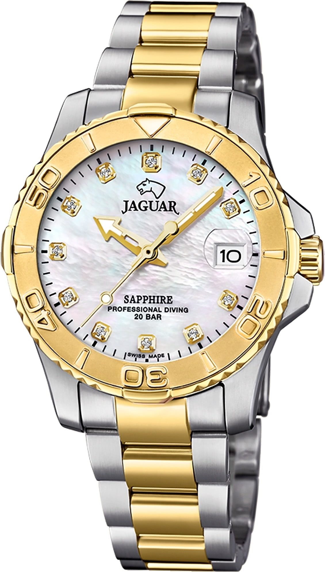 JAGUAR Quarzuhr Jaguar Damenuhr Edelstahl silber günstig online kaufen