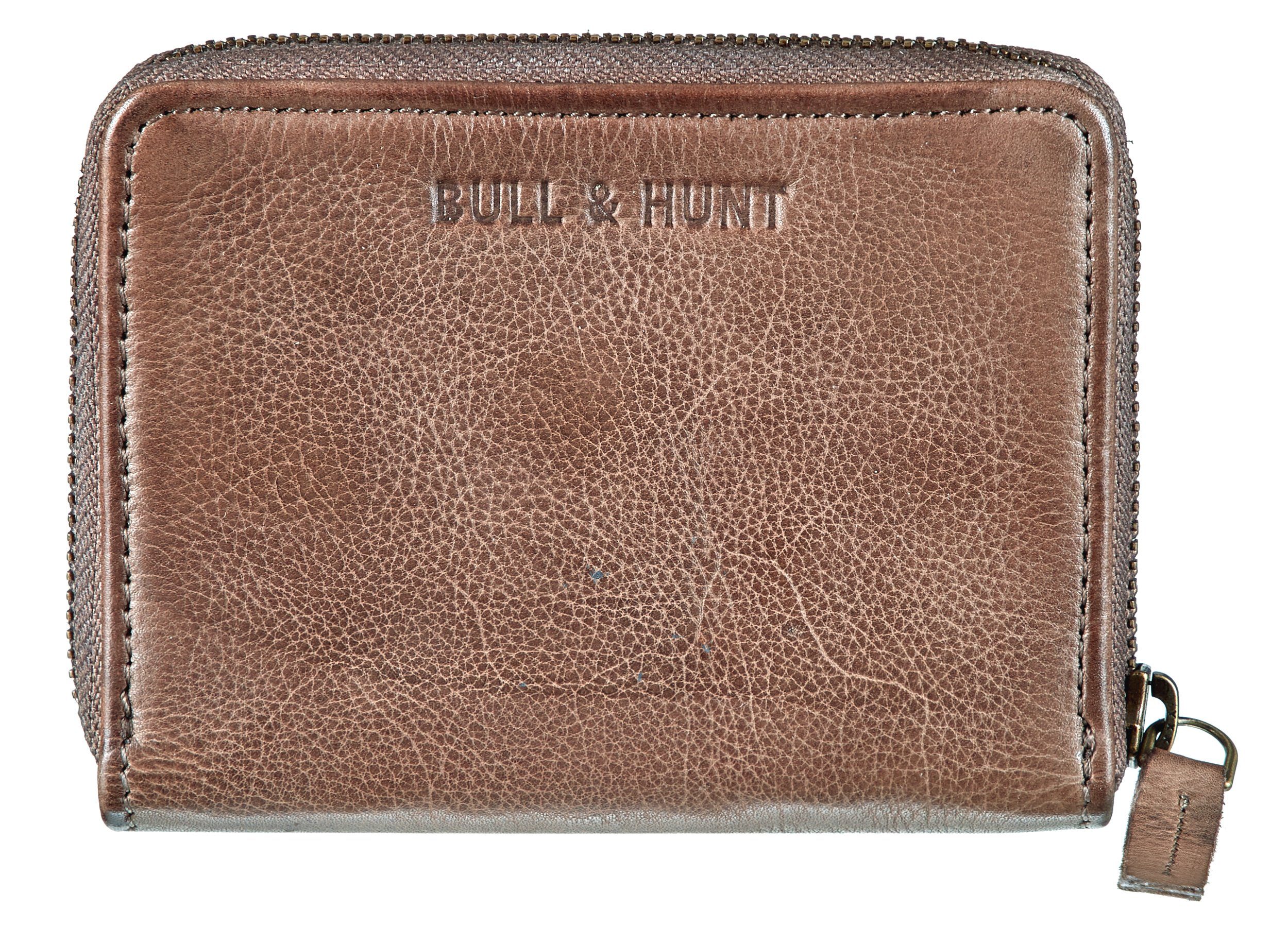 midi Hunt & Bull wallet zip Geldbörse taupe