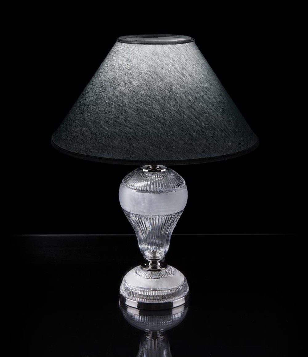 JVmoebel Schreibtischlampe Moderne Stehlampe aus Kristall in elegantem Design, Ersatzlampe, Warmweiß, Made in Europa