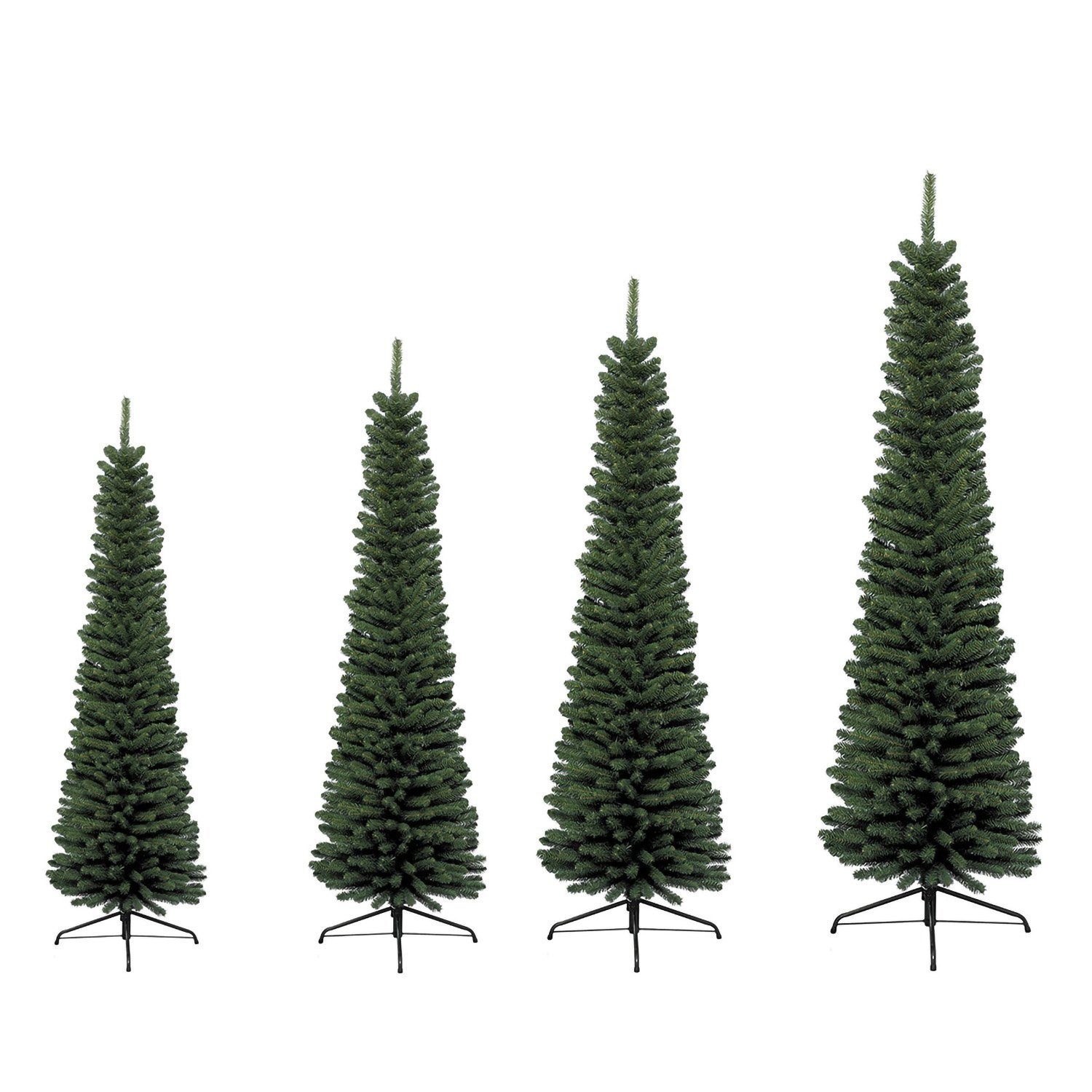 Weihnachtsbaum GILDE - Deko grün 210cm Künstlicher H. GILDE Indoor - Tannenbaum D. x 60cm