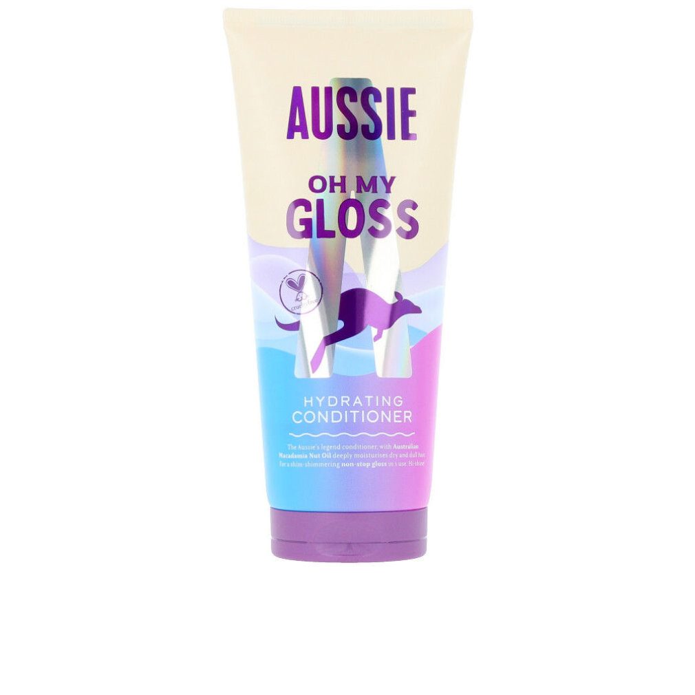 Aussie Haarpflege-Set OH MY GLOSS feuchtigkeitsspendendes Shampoo 200 ml