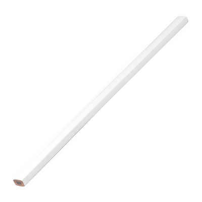Livepac Office Bleistift 10 Zimmermannsbleistifte / Länge: 25cm / Farbe: lackiert weiß