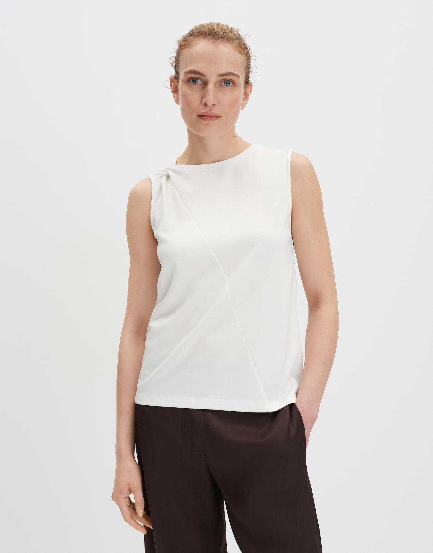 Shirttop KESSIE Slim mit Knotendetail