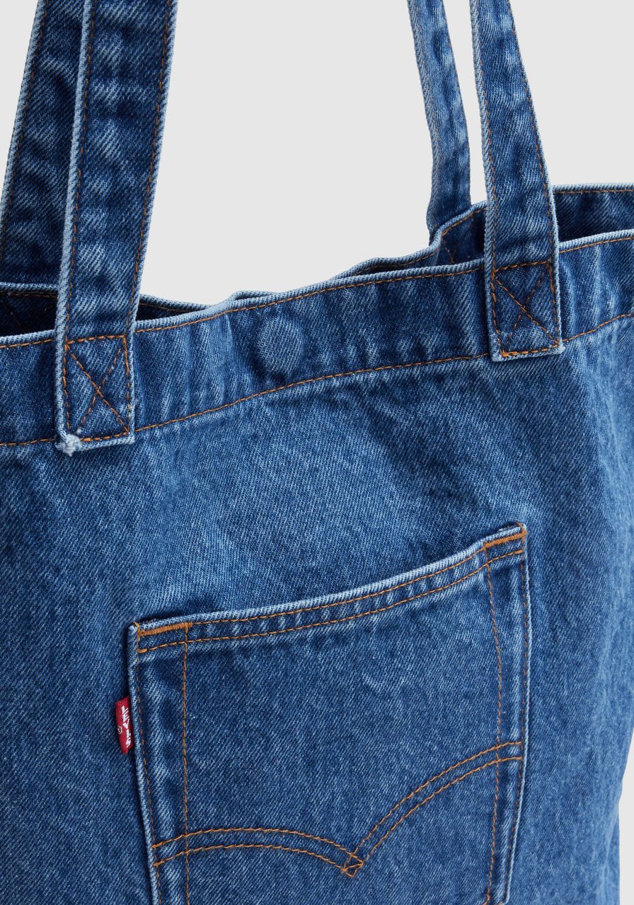 Levi's® Beuteltasche LEVI®S TOTE, aus Denim, mit Außentasche