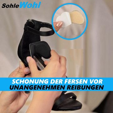 MAVURA Fersenpolster SohleWohl Premium Fersenpolster Fersenkissen Fersenschutz, Fersenhalter Schuhpolster Fersen Polster [6 Paare]