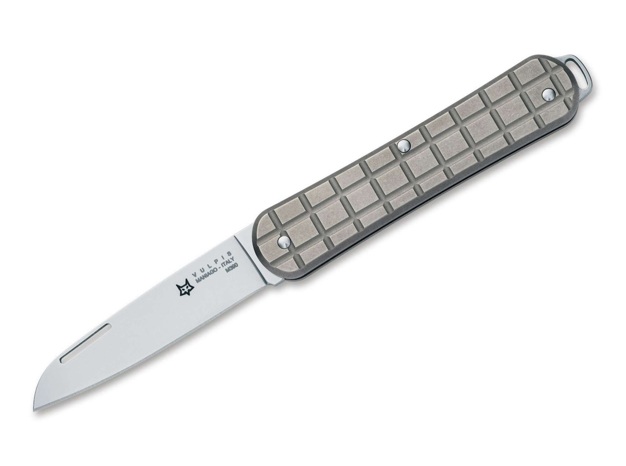 Fox Knives Taschenmesser Fox Knives Vulpis 130 Grenade Pattern Titanium