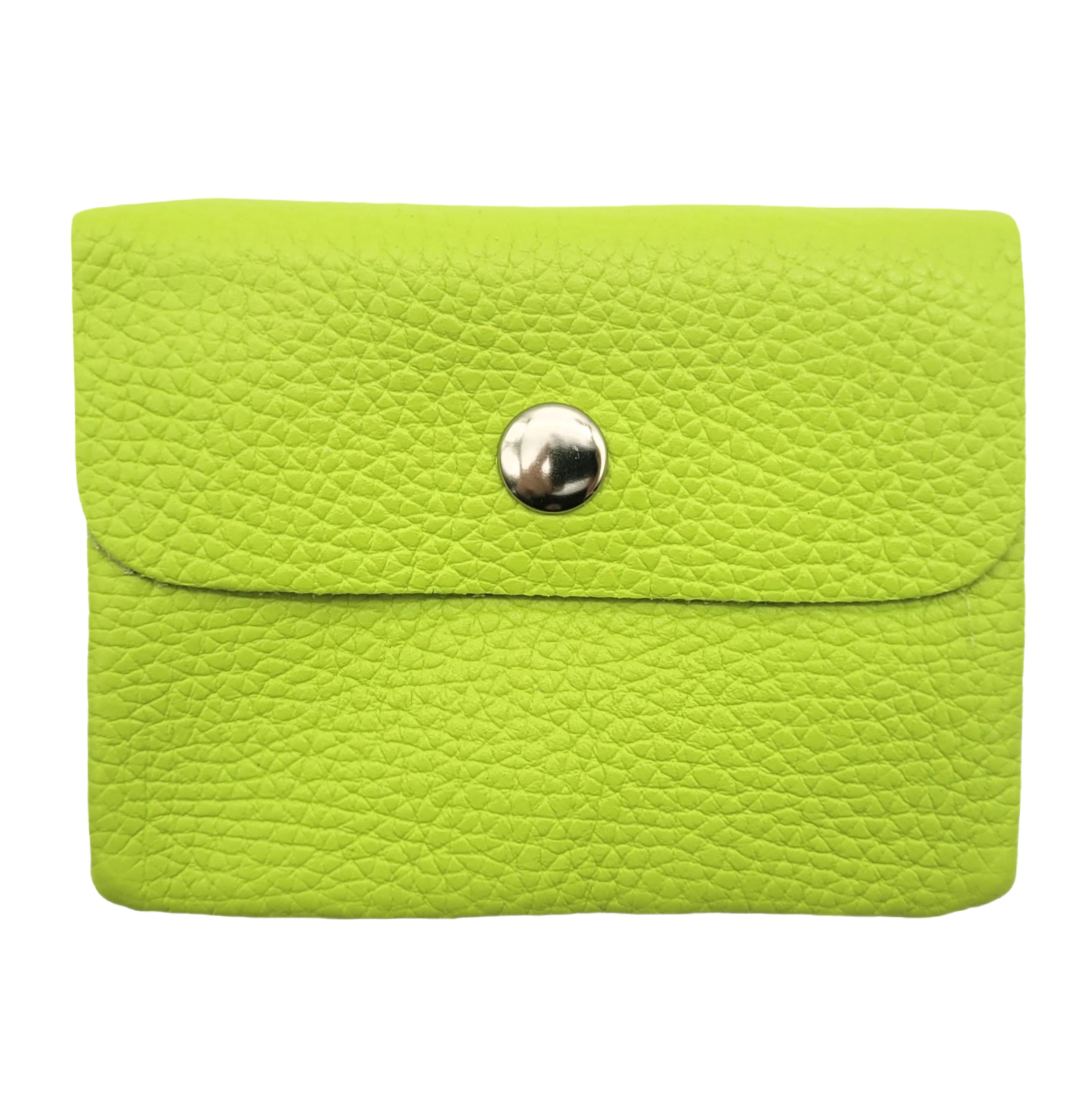 Lemasi Mini Geldbörse kleines echt Leder Portemonnaie, pures Leder, Made in Italy, Die minimalistische Börse, ideal für Urlaub und Alltag