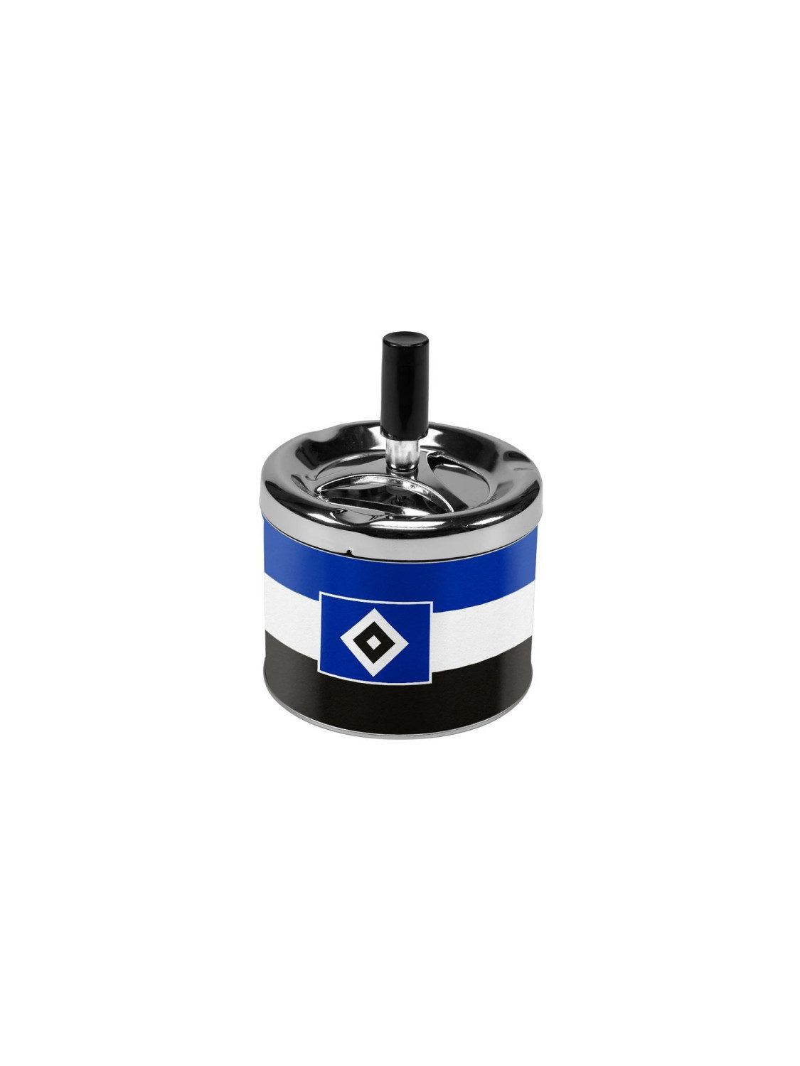 VertriebsArena GmbH Aschenbecher HSV Windaschenbecher Blau-Weiß-Schwarz