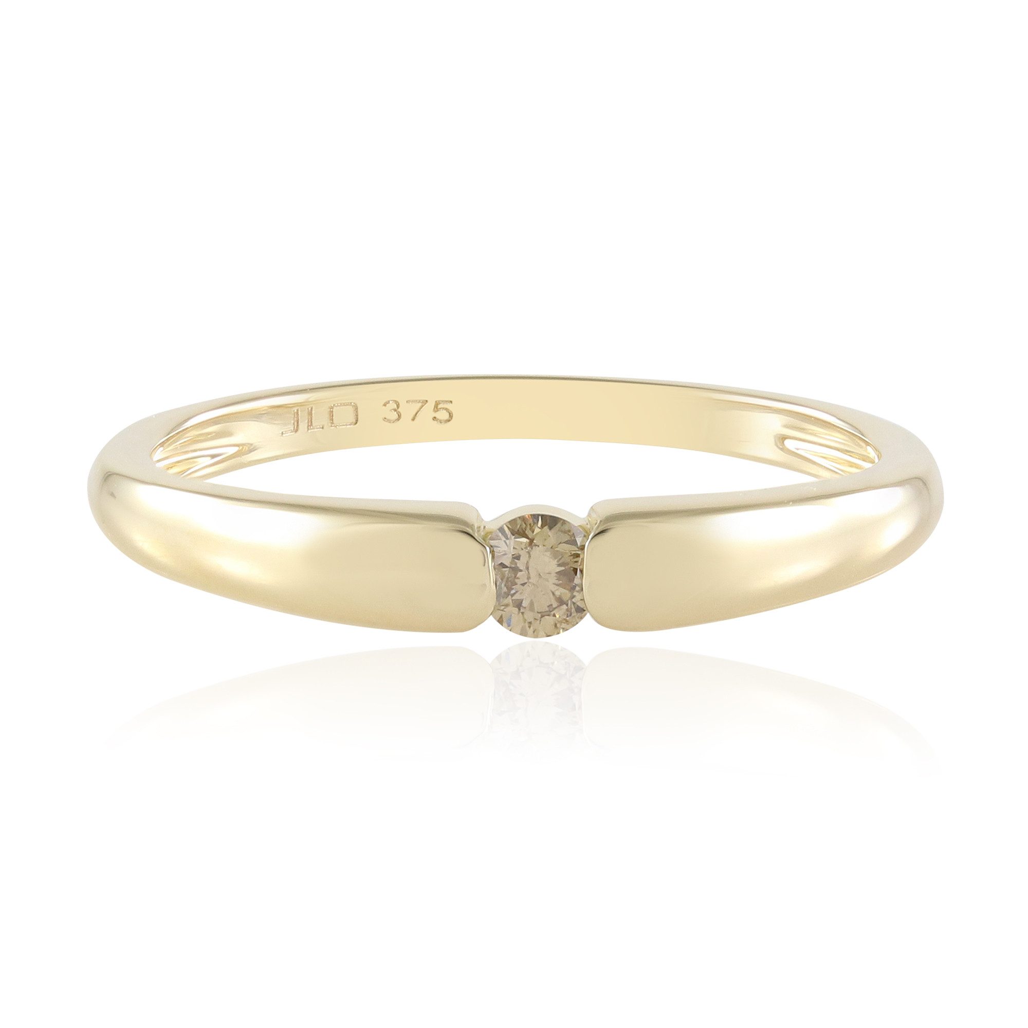 Cavill Diamantring Champagner Diamant Gold Ring 0,096 ct (1-tlg)
