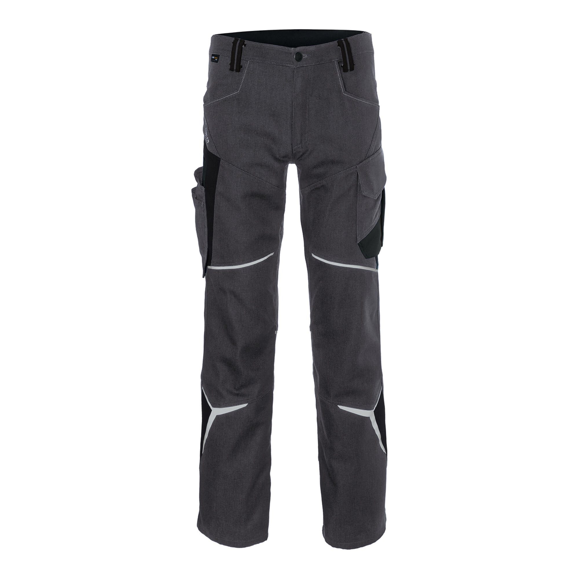 3/4-Hose Kübler Bundhose BODYFORCE, anthrazit / schwarz, Konfektionsgröße 48