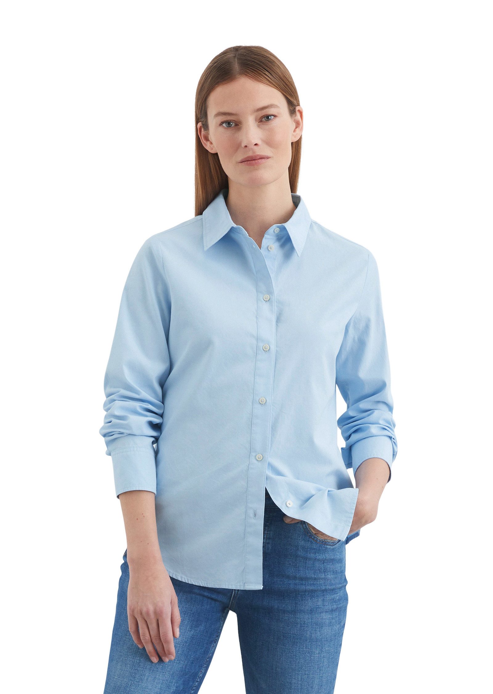 Langarmbluse aus Organic Cotton