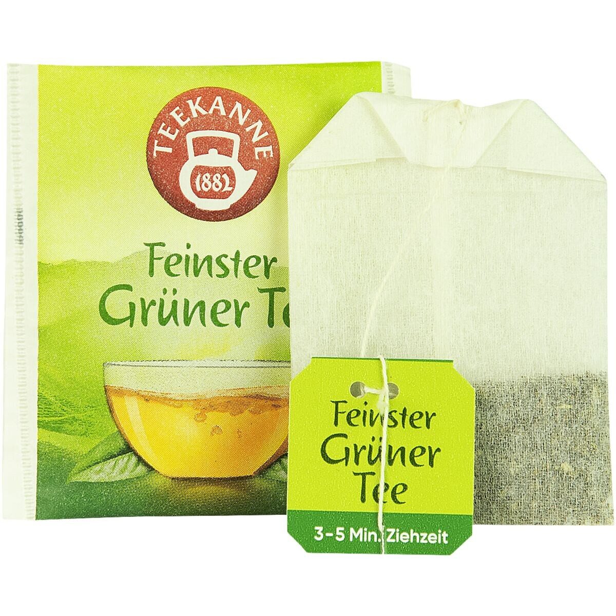 TEEKANNE Tee Grüner Tee, 20 Beutel, klassischer Grüntee