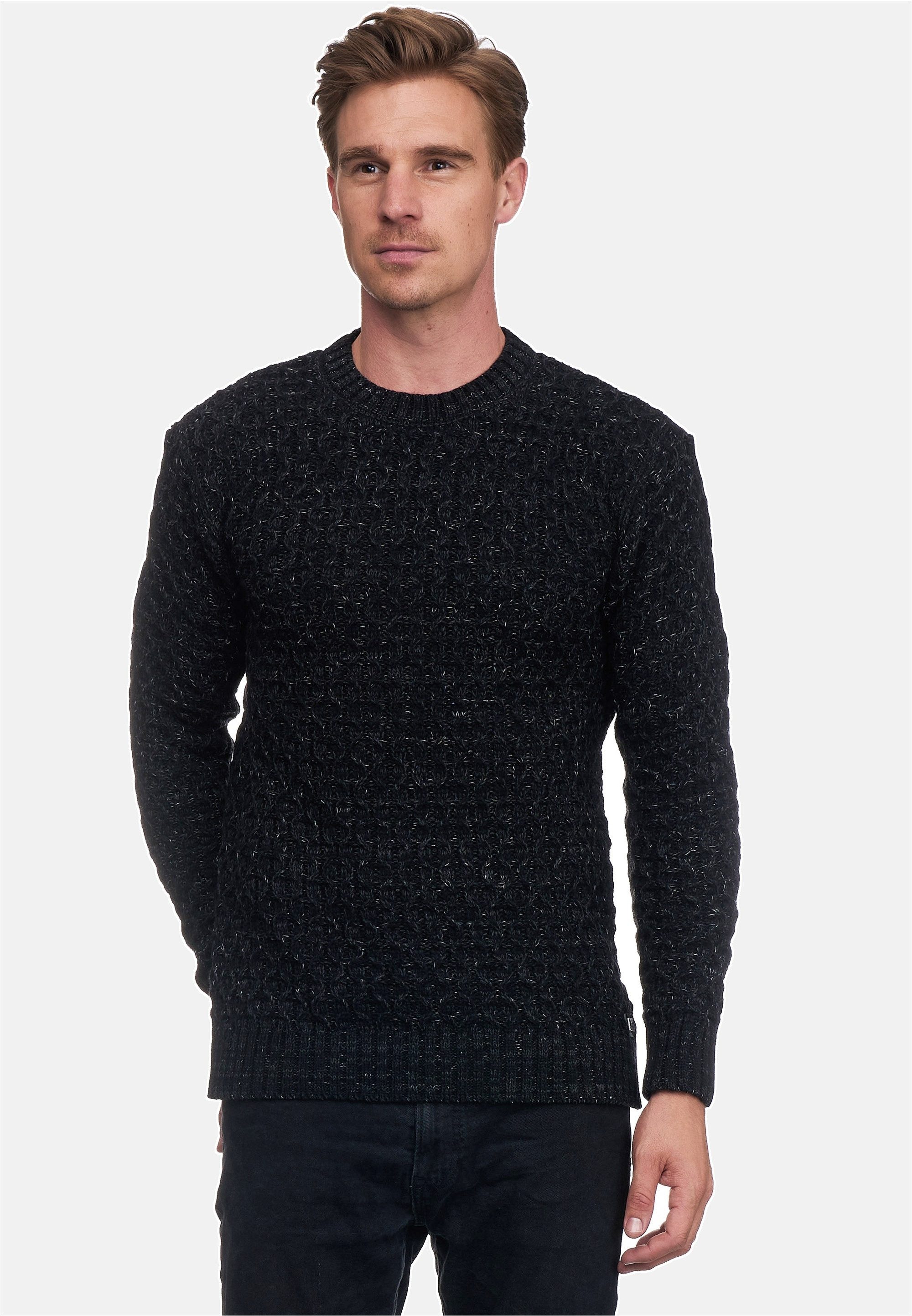 Rusty Neal Strickpullover mit elegantem Rundhalsausschnitt