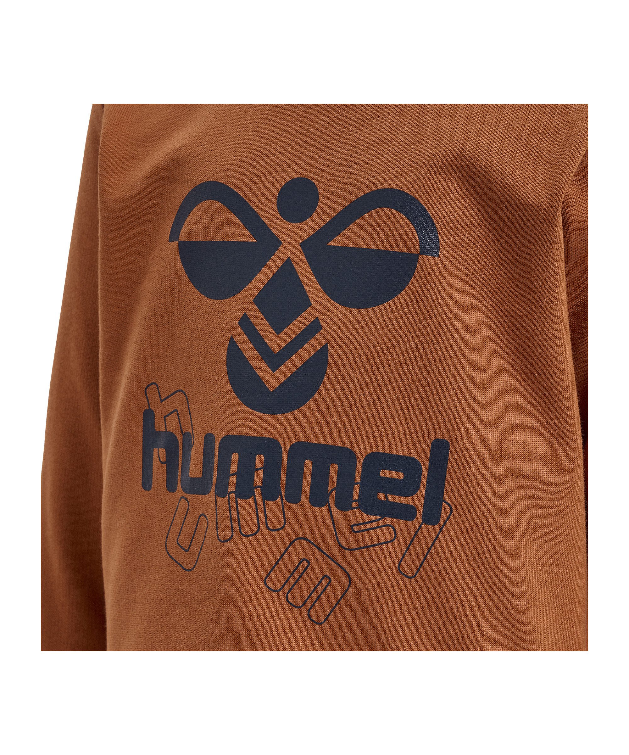 hummel Sweatshirt Hummel hmlSPIRIT Sweatshirt Kids Langarm-Shirts Baumwolle