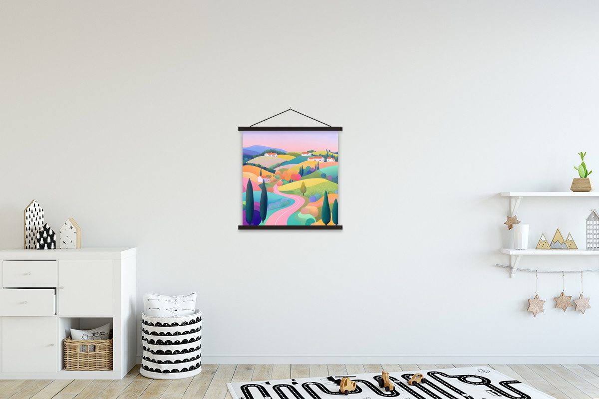 MuchoWow Poster Landschaft - Lila - günstig online kaufen