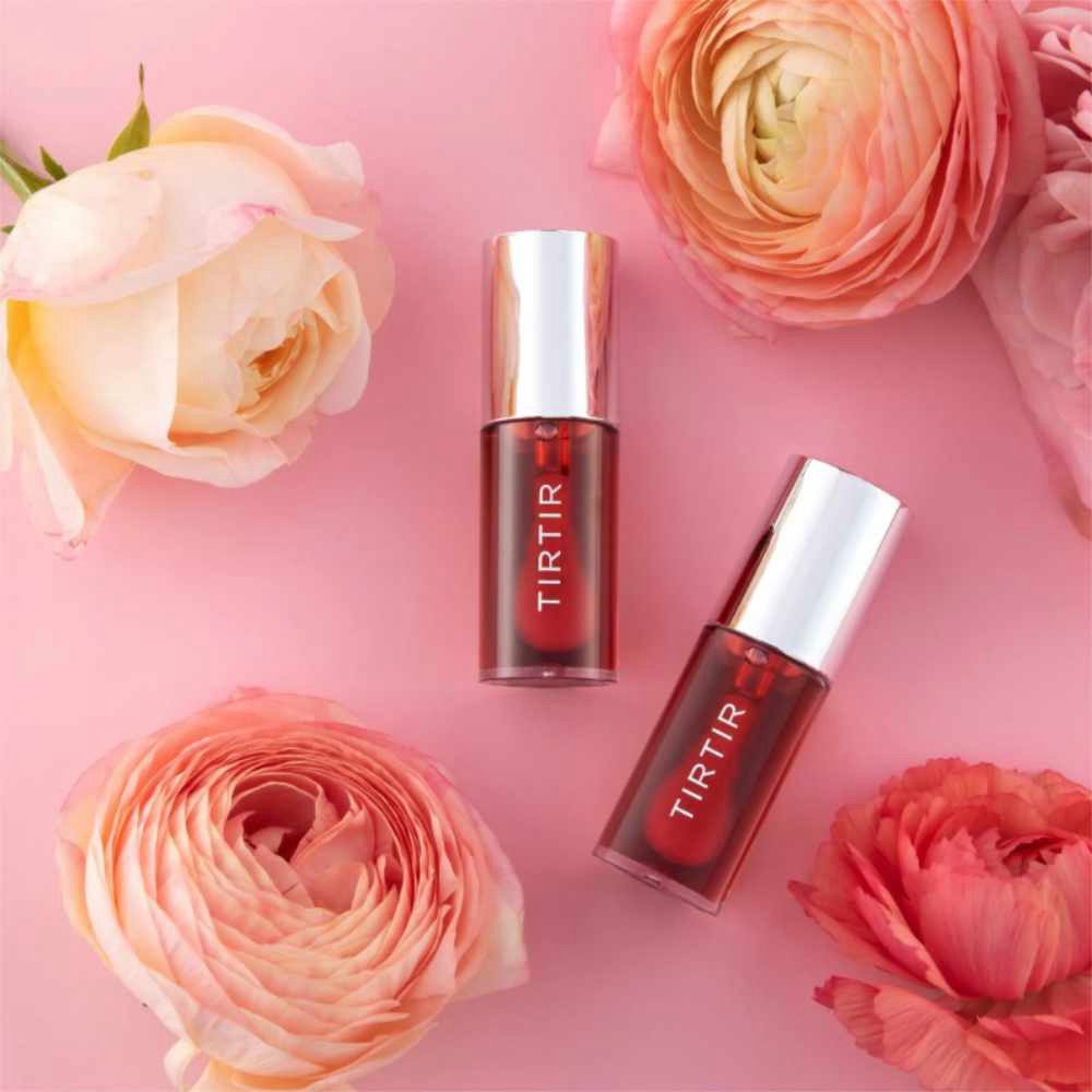 TIRTIR Lippenöl TIR TIR, My Glow Lip Oil Rosy - 5,7 ml, K-Beauty Lippenöl mit intensivem Glow-Effekt