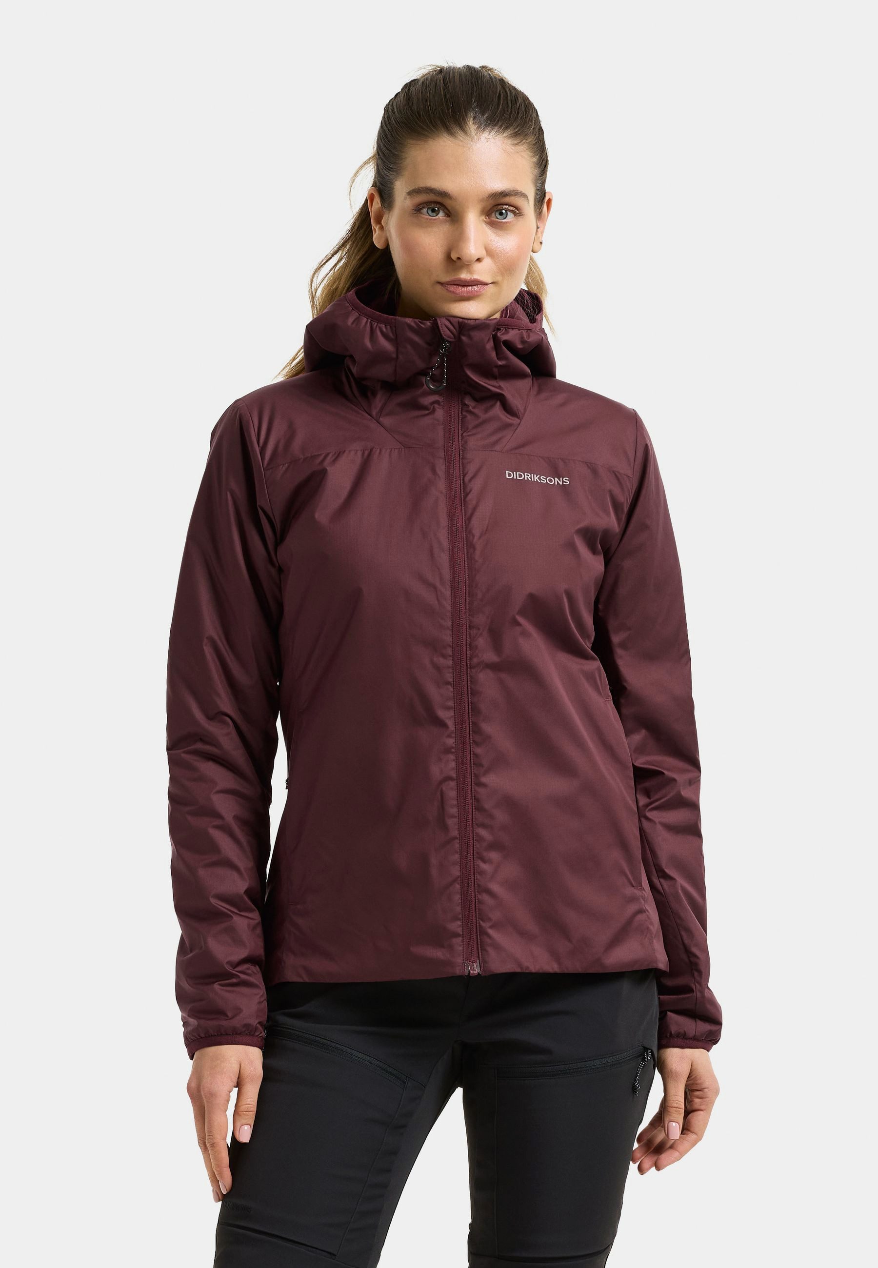 Didriksons Outdoorjacke Damen Leichte Thermojacke KARIX mit Kapuze mit Taschen