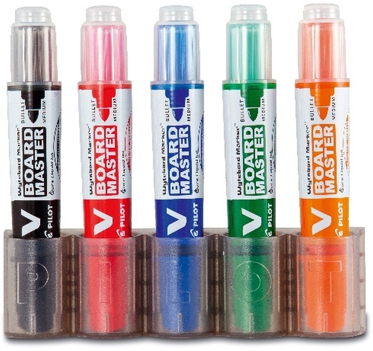 Pilot Pen Whiteboard Маркеры Boardmarker V-Boardmaster Begreen Set 5 Farben + Tafelwischer