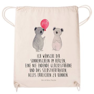 Mr. & Mrs. Panda Sporttasche Koala Luftballon - Transparent - Geschenk, Geburtstag, Beutel, Stoffb (1-tlg), Design trifft Funktion