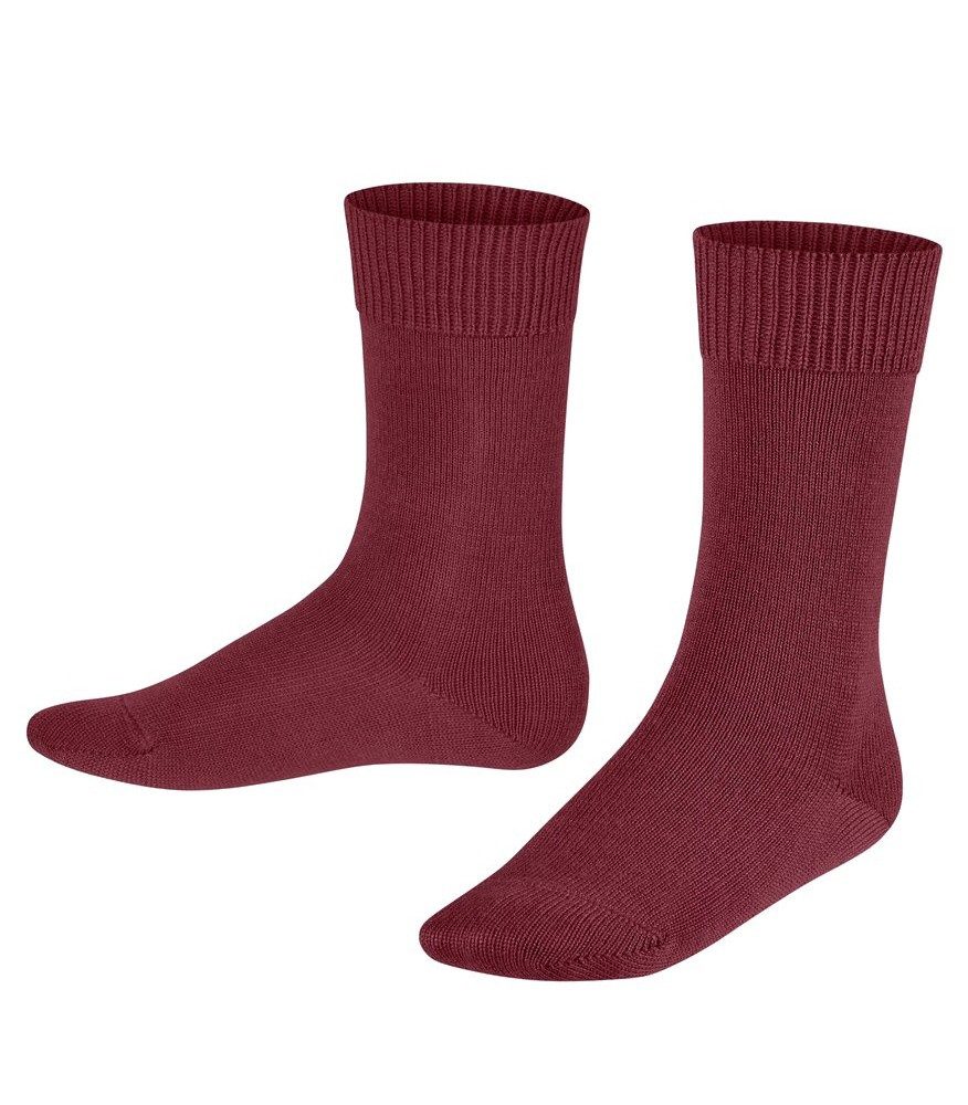 Socken Tagessocke Comfort Wool (hautschmeichelnde Baumwolle) weinrot Kinder