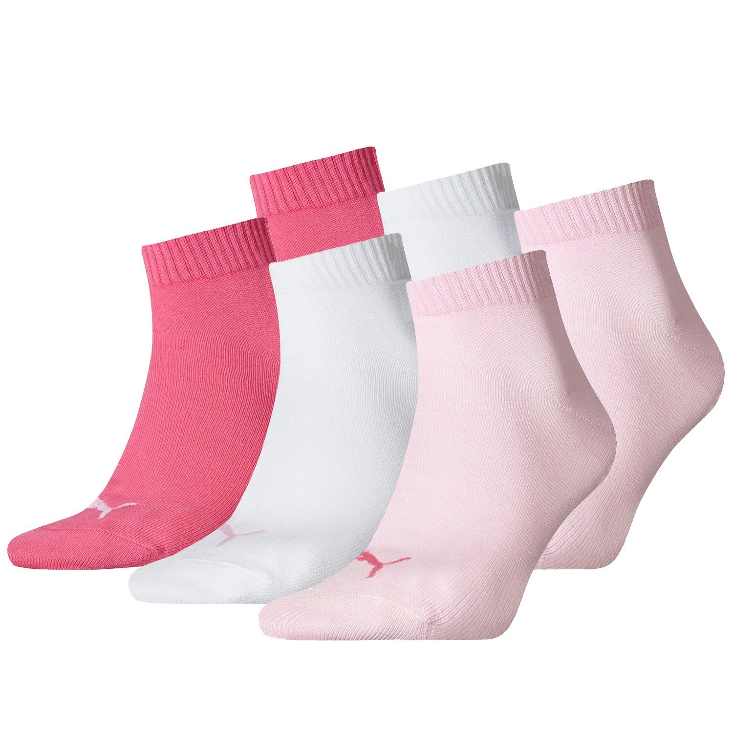 PUMA Kurzsocken PUMA UNISEX QUARTER PLAIN 3P