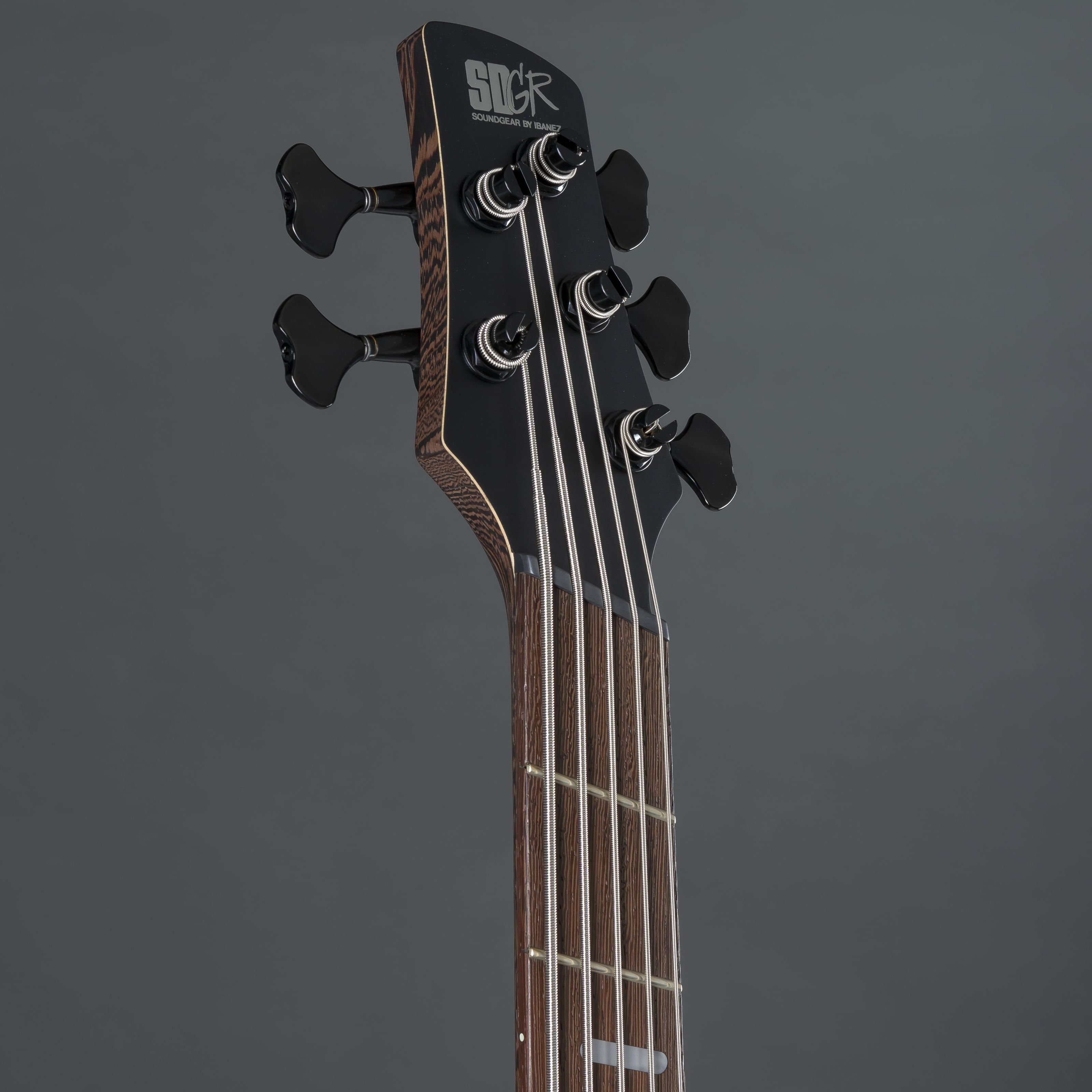 Ibanez E-Bass, E-Bässe, 5-Saiter E-Bässe, Prestige SRMS5-WK Weathered Black - E-Bass