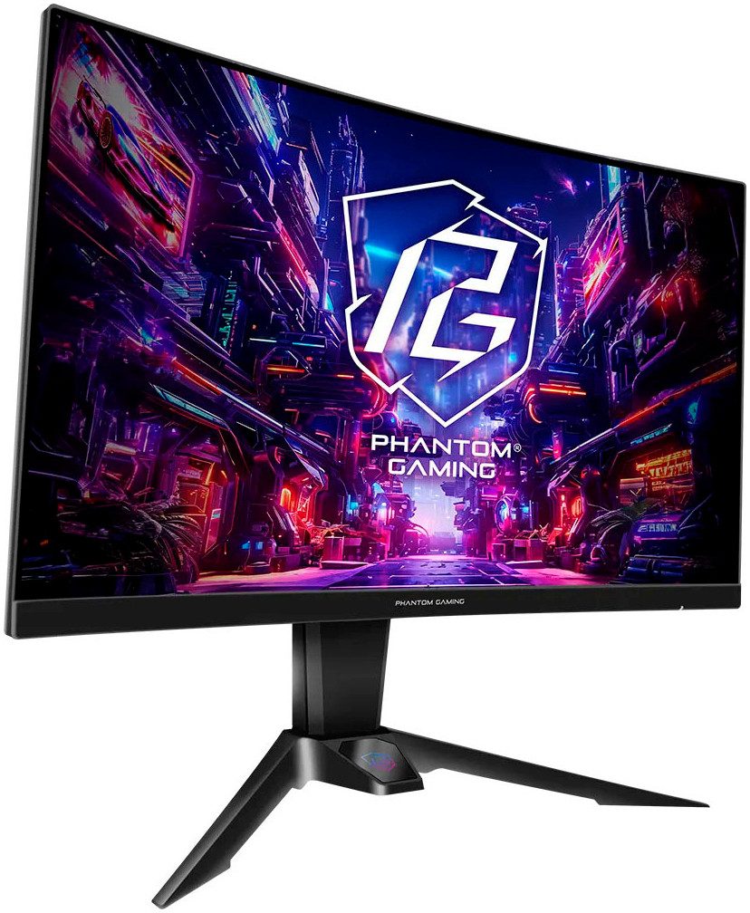 Asrock PG27QR Curved-Gaming-Monitor (69 cm/27 ", 2560 x 1440 px, QHD, 1 ms Reaktionszeit, 180 Hz, VA LED)