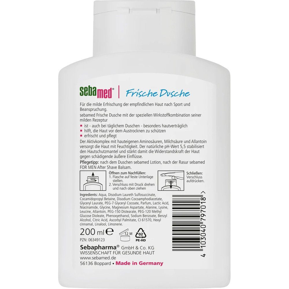 sebamed Duschgel Fresh Shower Gel for Sensitive and Damaged Skin