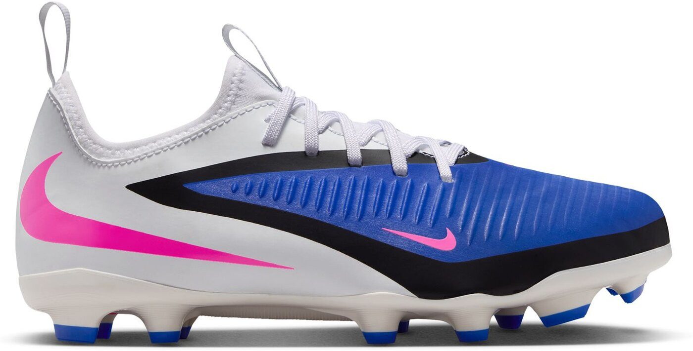 Nike JR PHANTOM 6 LOW ACAD FG/MG RACER BLUE/PINK BLAST-WHITE Fußballschuh