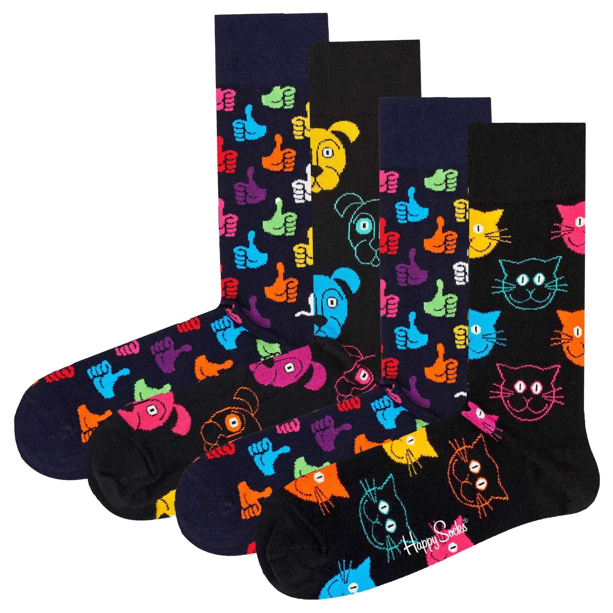 Kurzsocken Unisex Socken 4er Pack Baumwolle