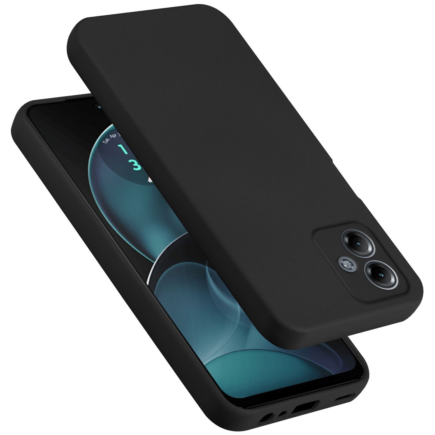 Cadorabo Handyhülle für Motorola Moto G14 Hülle Motorola Moto G14, Flexible Hülle TPU Silikon Schutzhülle Back Cover Case