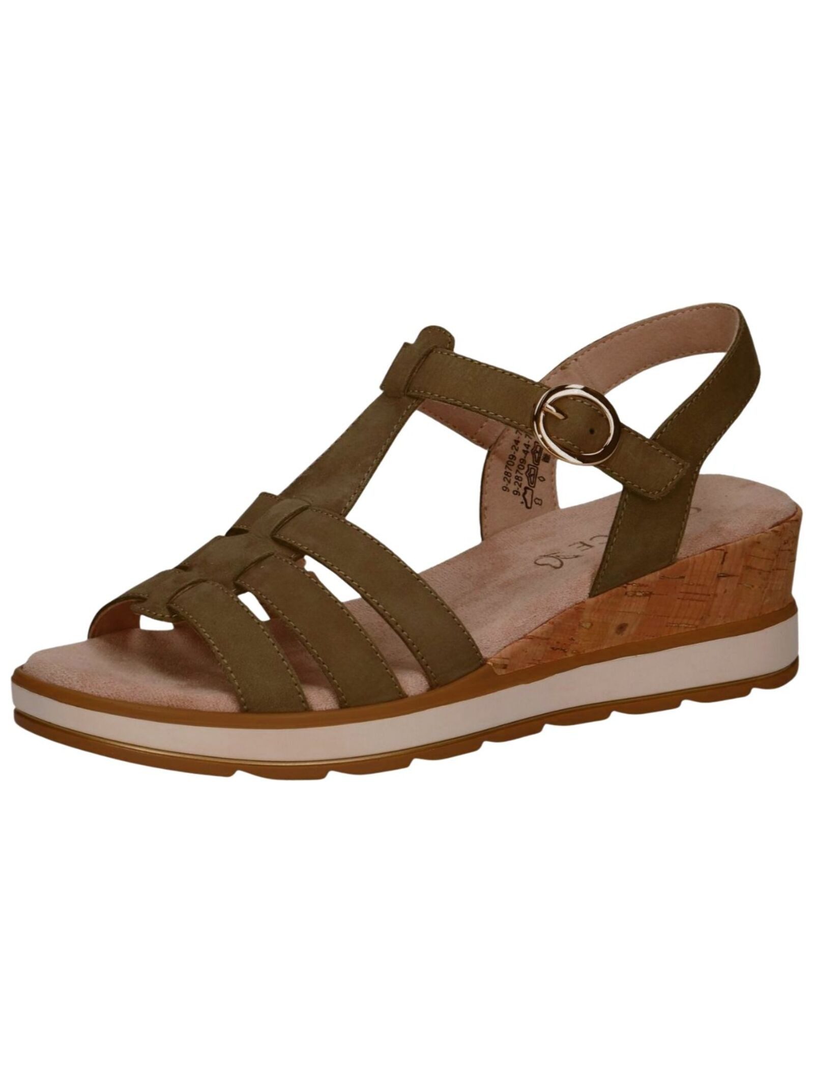 Caprice Sandalen Nubukleder Keilsandalette günstig online kaufen