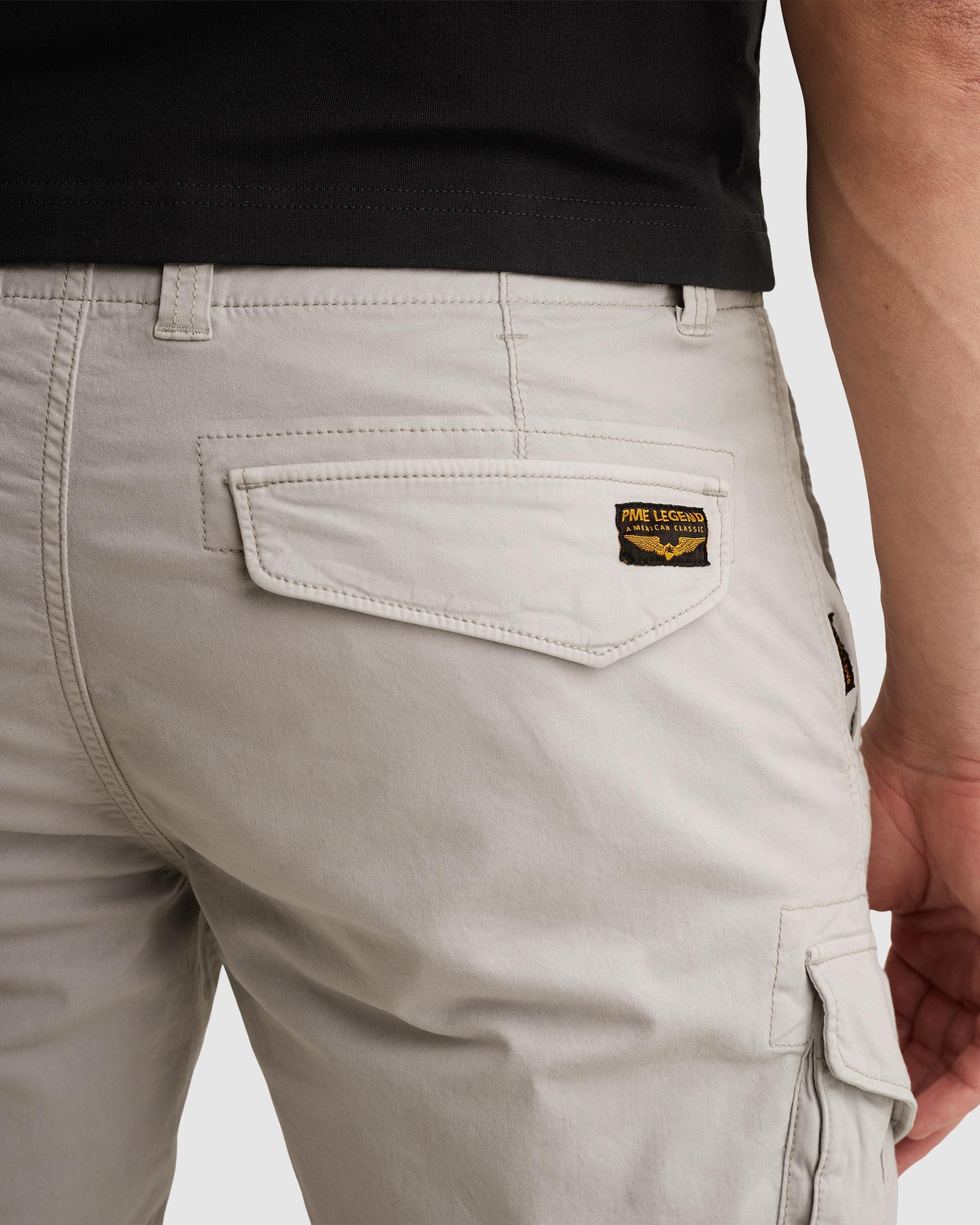 PME LEGEND Cargobermudas NORDROP CARGO SHORTS STRETCH TWILL normale Passform, mit Gürtelschlaufen, unifarben