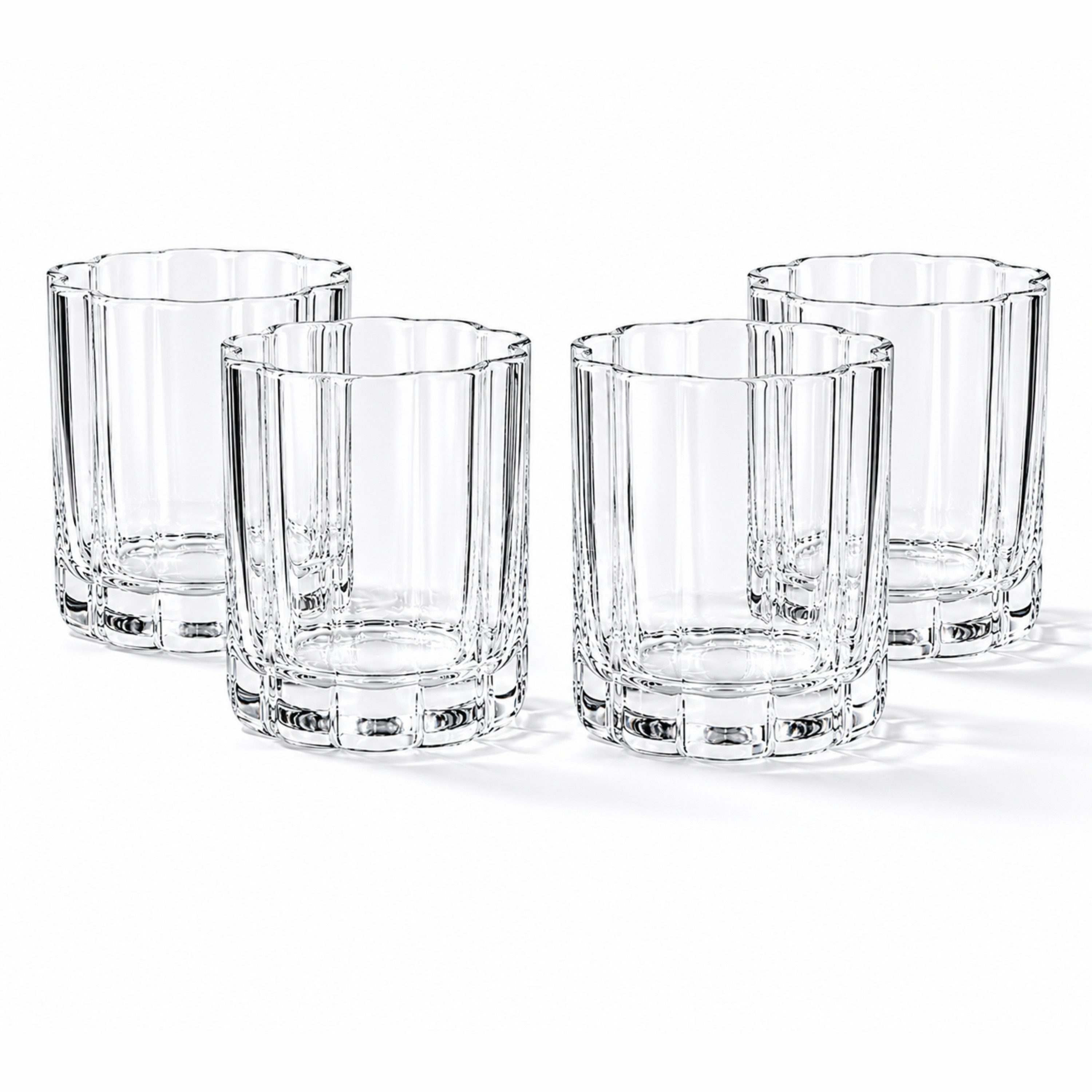 Zoha Glas Trinkgläser Set, Wasserglas BPA-frei, Wasser & Saft, spülmaschinenfest, 8-tlg., 4-teilig, 8-teilig, 12-teilig