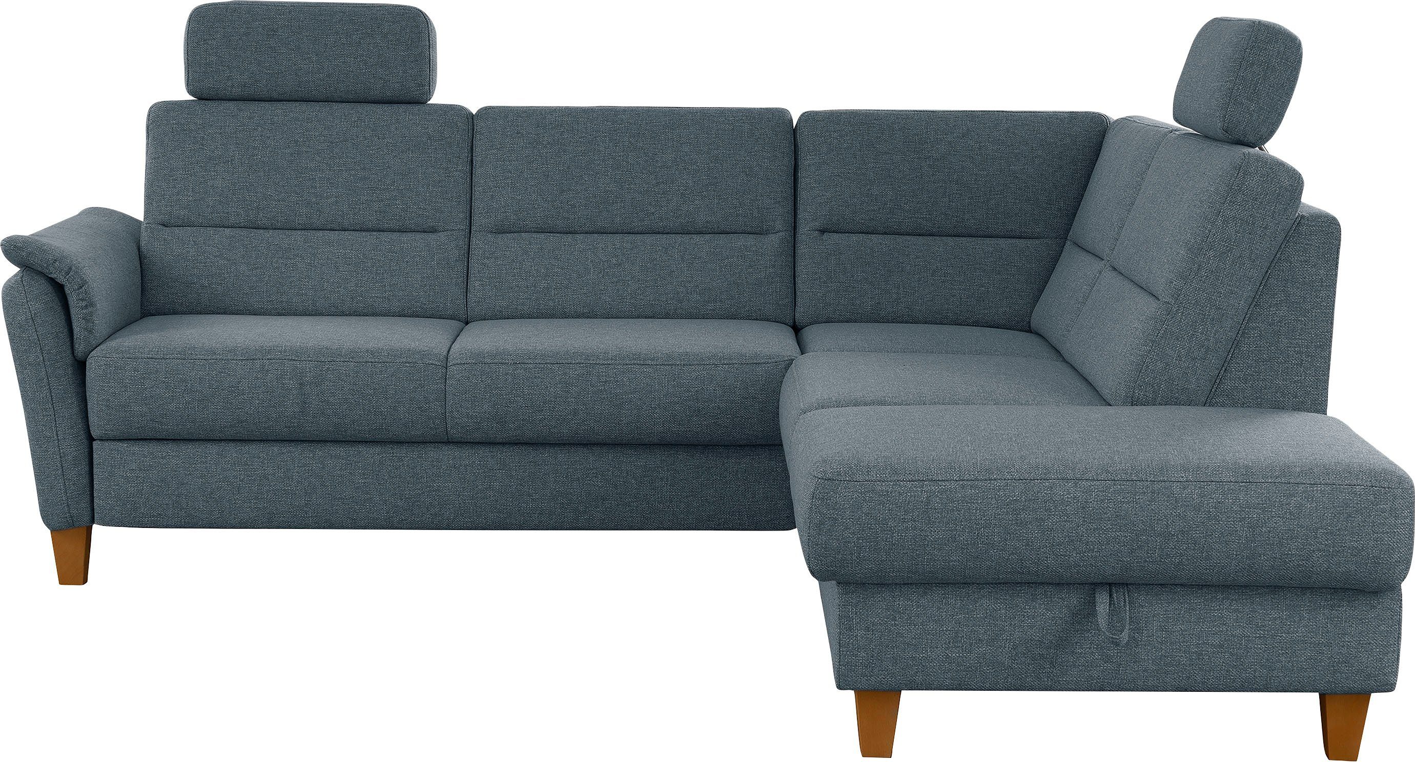 Home affaire Ecksofa Palmera L-Form, Federkern, günstig online kaufen
