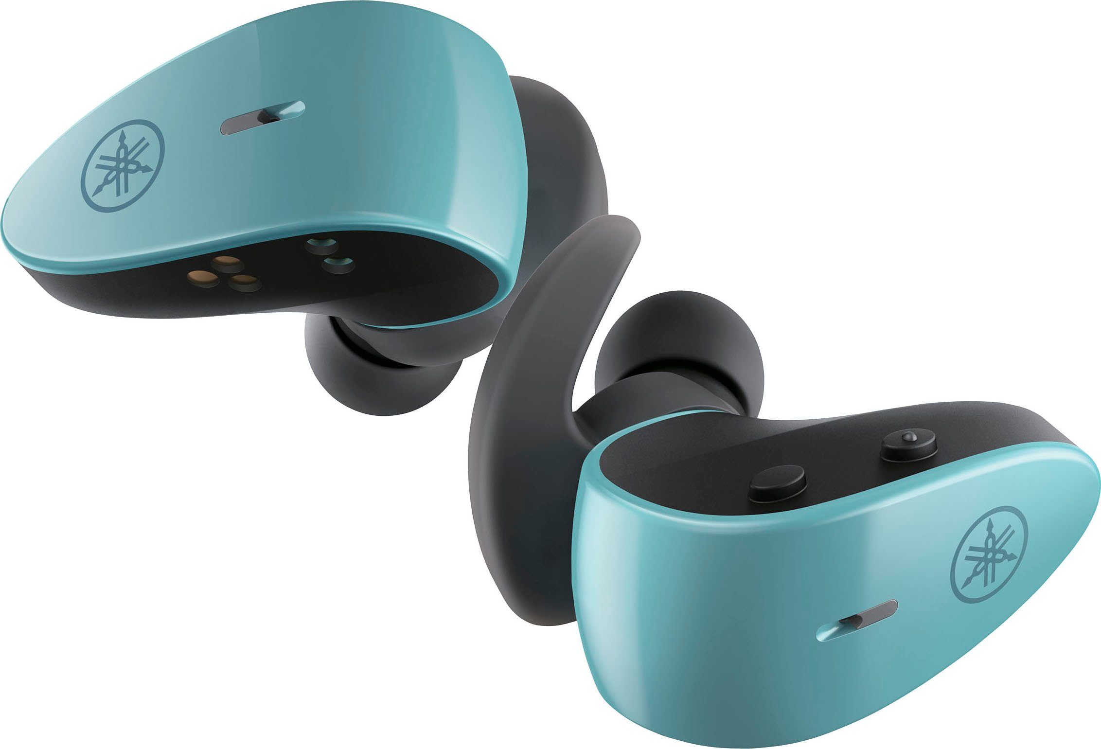 integrierte (Freisprechfunktion, Bluetooth) für Wireless, TW-ES5A Assistant, Anrufe Sprachsteuerung, Grün Siri, Musik, Yamaha und Google True Steuerung In-Ear-Kopfhörer