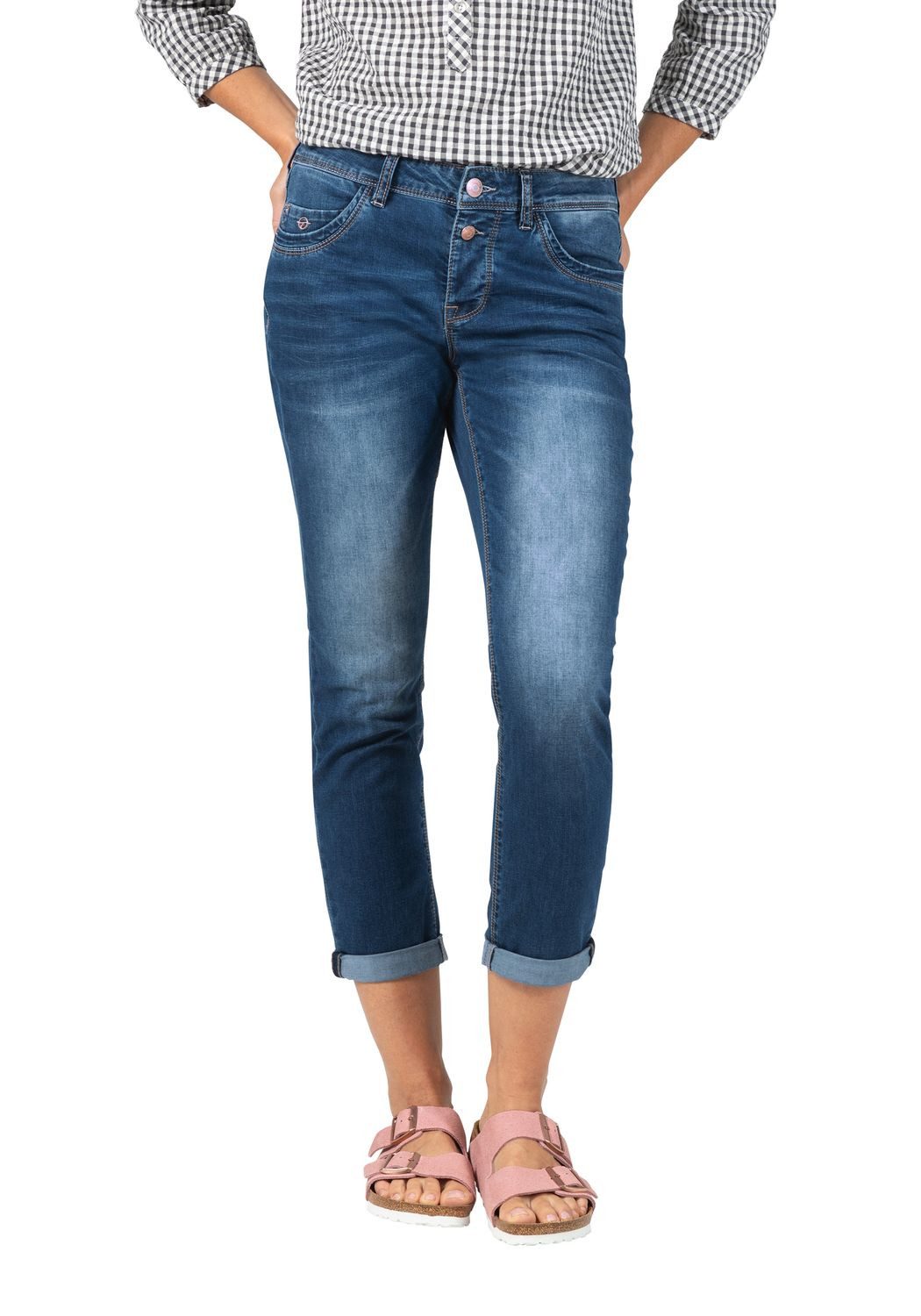 TIMEZONE Slim-fit-Jeans SLIM NALITZ 7/8 mit Stretch