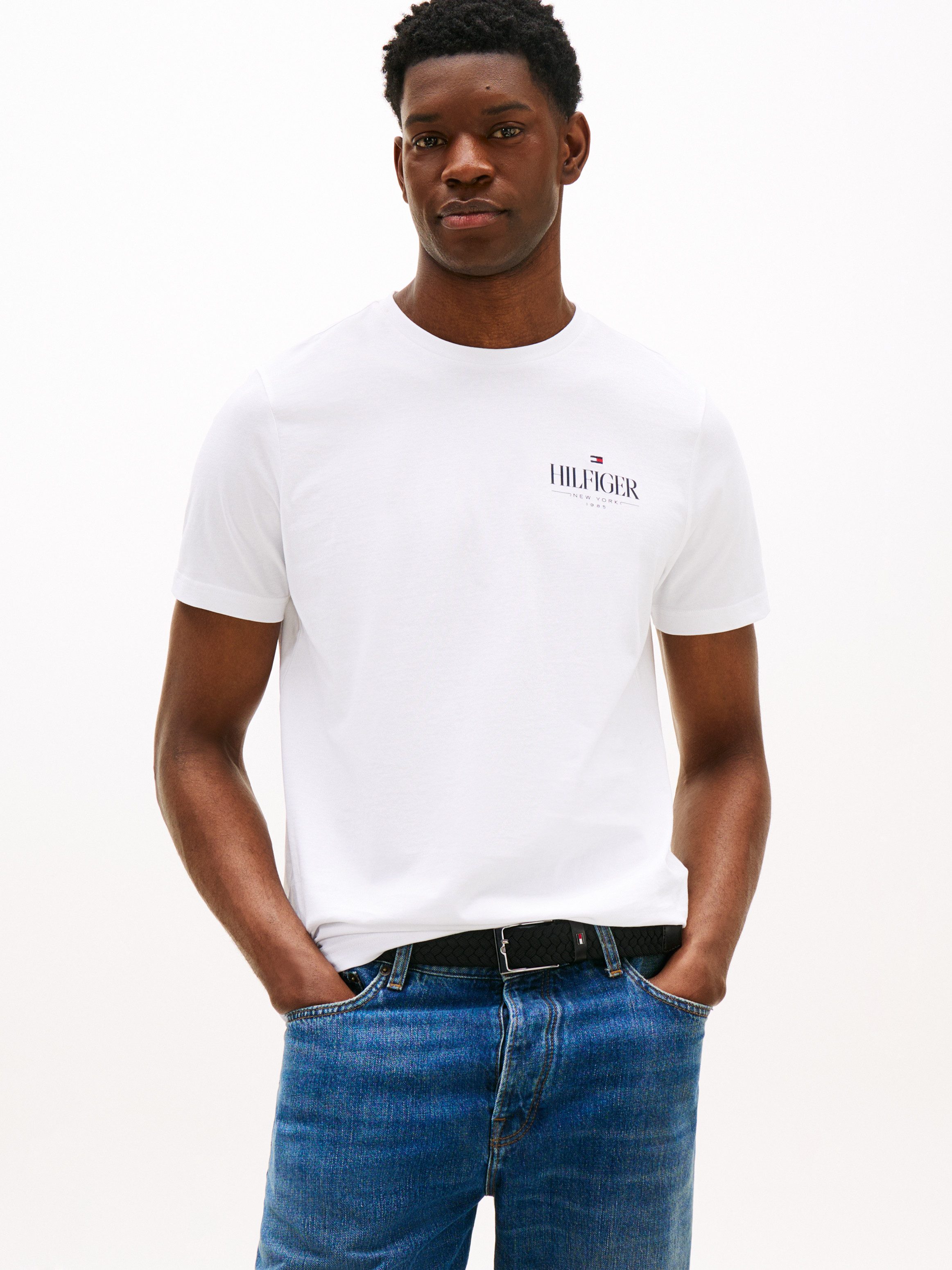 Tommy Hilfiger T-Shirt HILFIGER STACK TEE günstig online kaufen