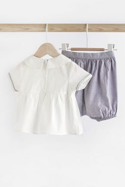 Next Hemd & Hose Baby elegantes Oberteil aus Webmaterial + Shorts (2-tlg)
