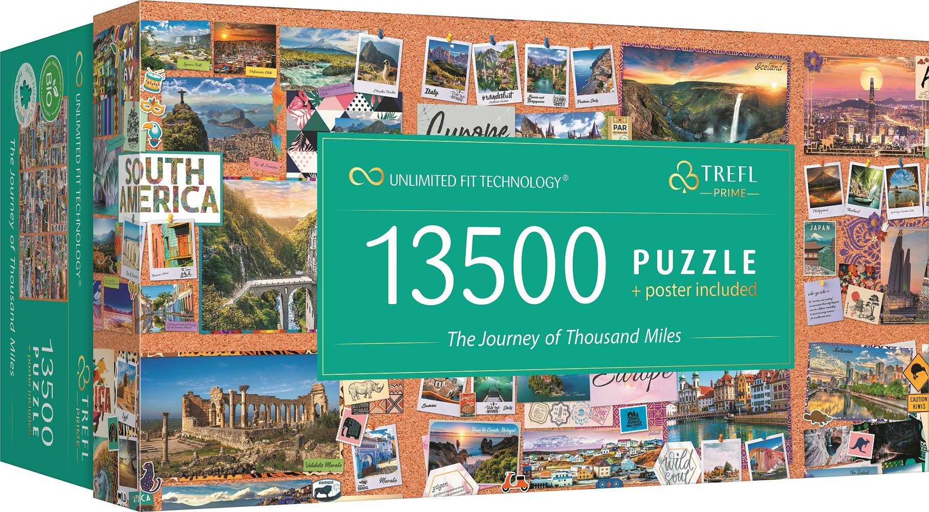 Trefl Puzzle Die Reise der tausend Meilen 13500 Teile Puzzle, 13500 Puzzleteile