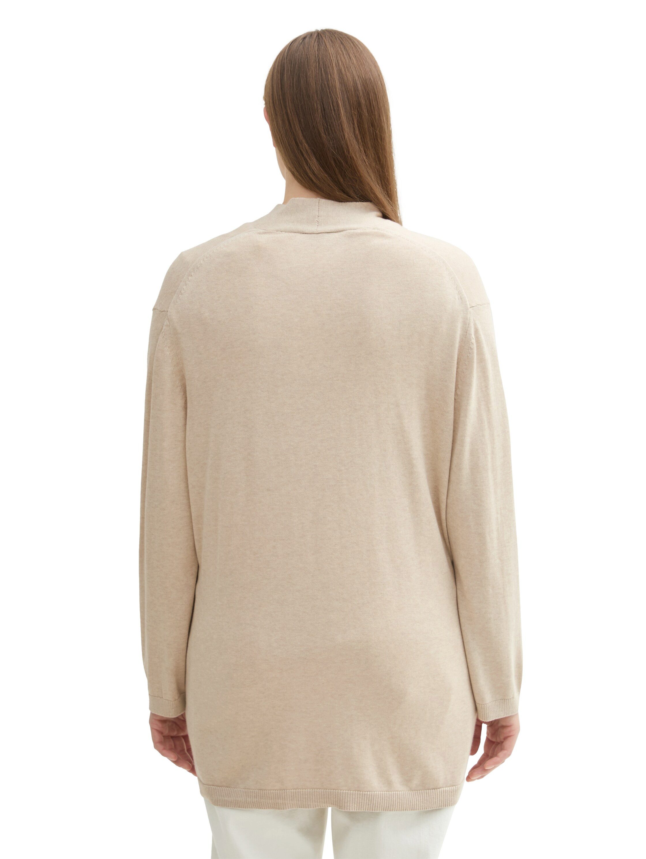 TOM TAILOR Strickpullover Plus - Strickjacke mit Taschen