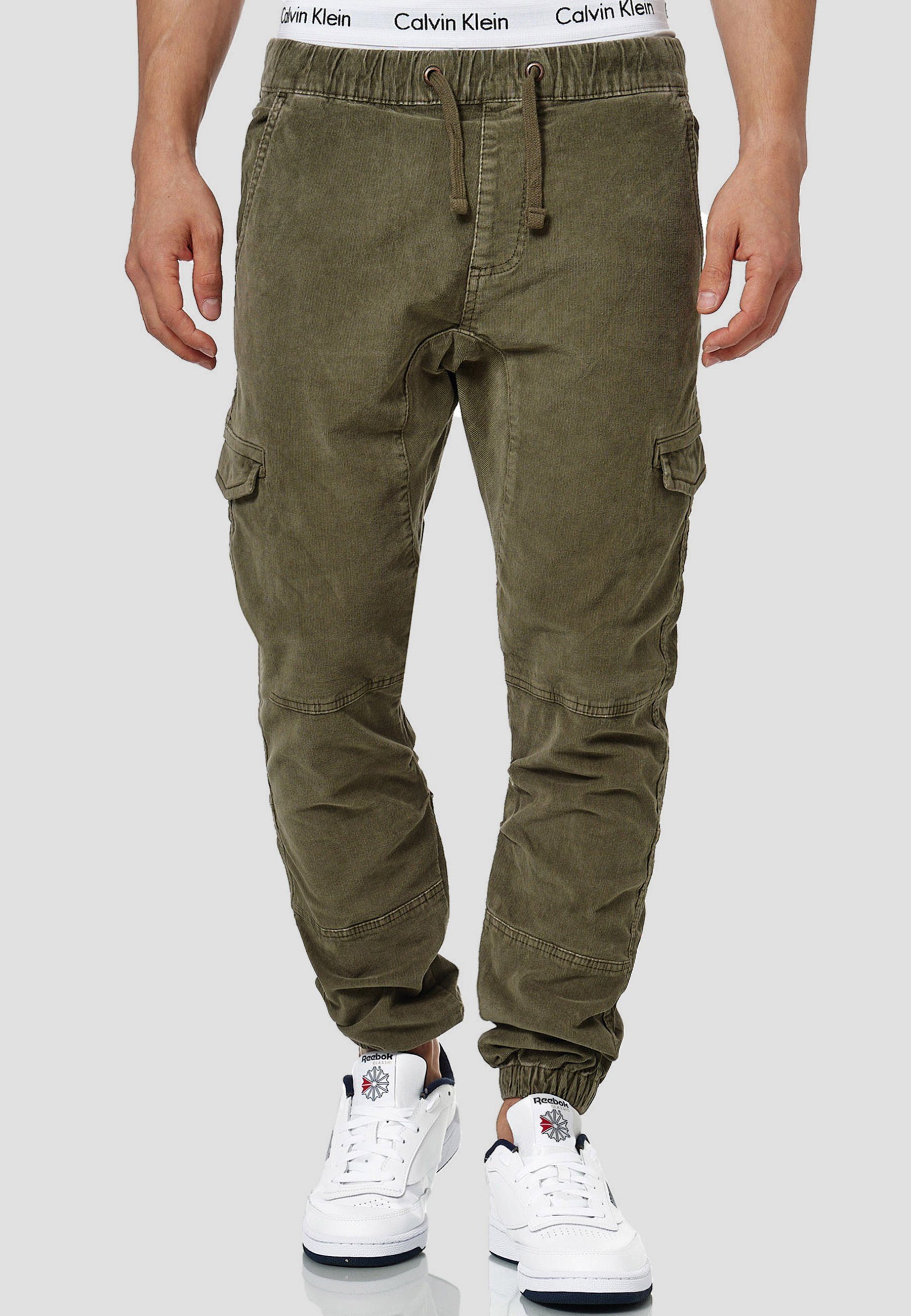 Indicode Cargohose Walker Army | Stoffhosen