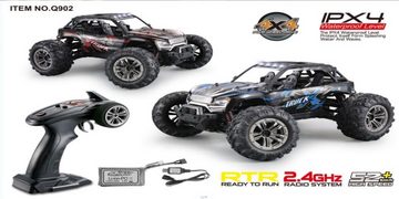 Esun RC-Auto Ferngesteuerte Autos, Bürstenloses 4WD RC Auto 50 km/h Monstertruck (Packung, Komplettset), Geländewagen Monstertruck Buggy Auto Spielzeug