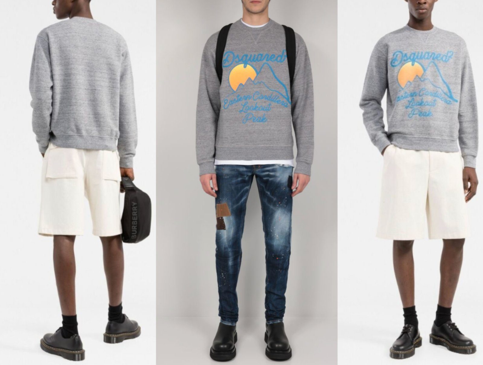 Dsquared2 Sweatshirt DSQUARED2 JEANS ASTERN CORDILLERA Cool Fit Sweatshirt Sweater Jumper P